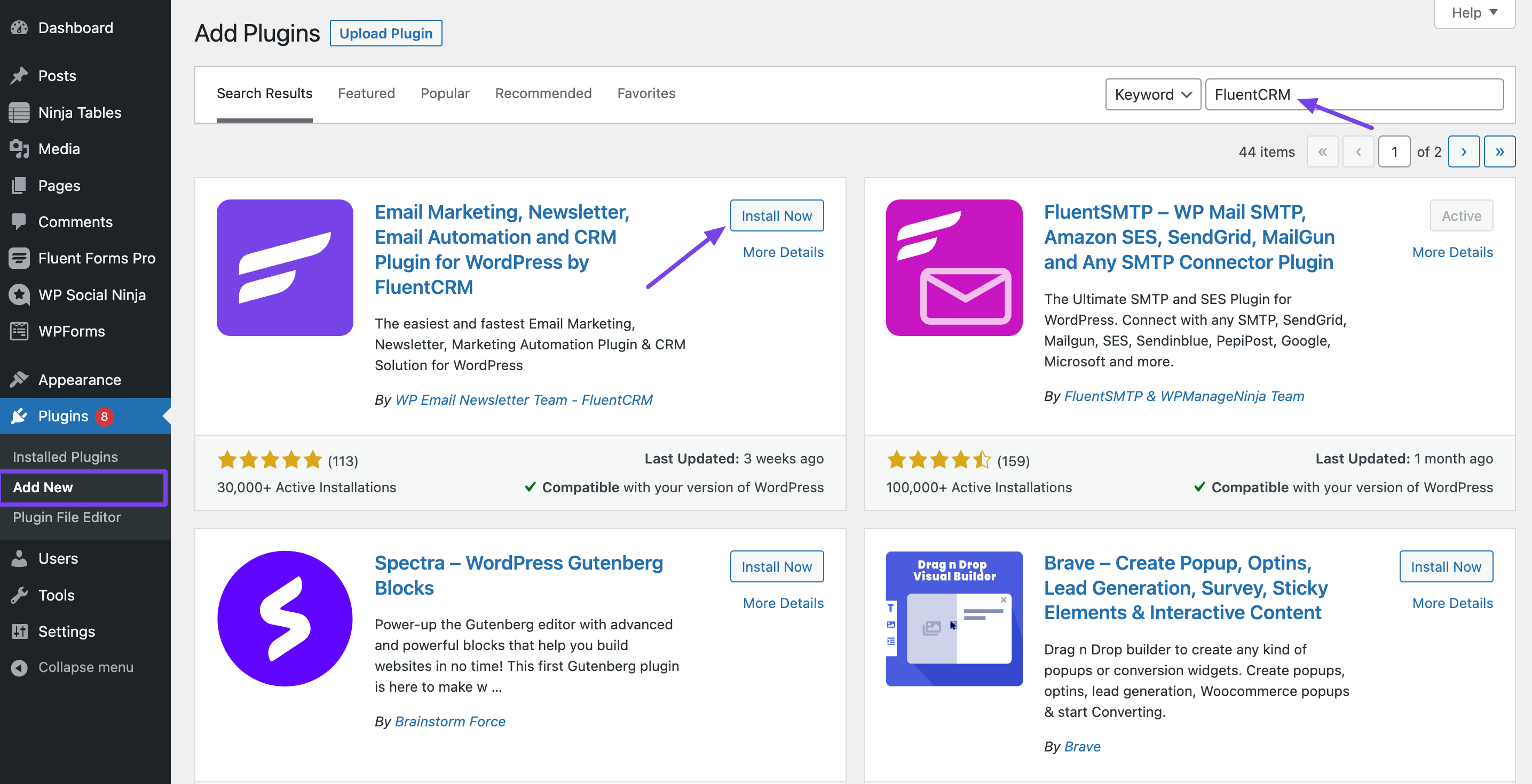 FluentCRM
