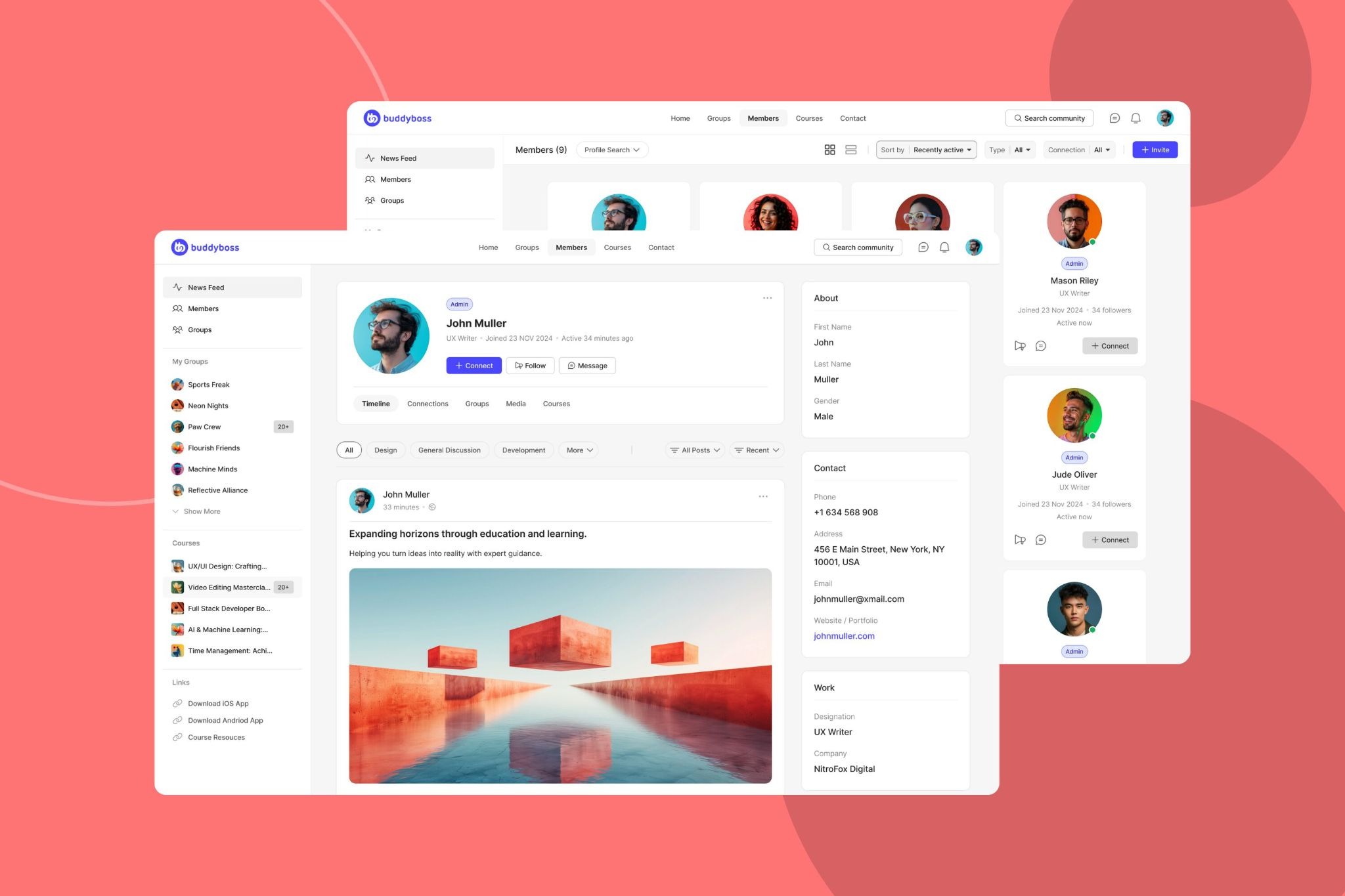 build communities with buddyboss